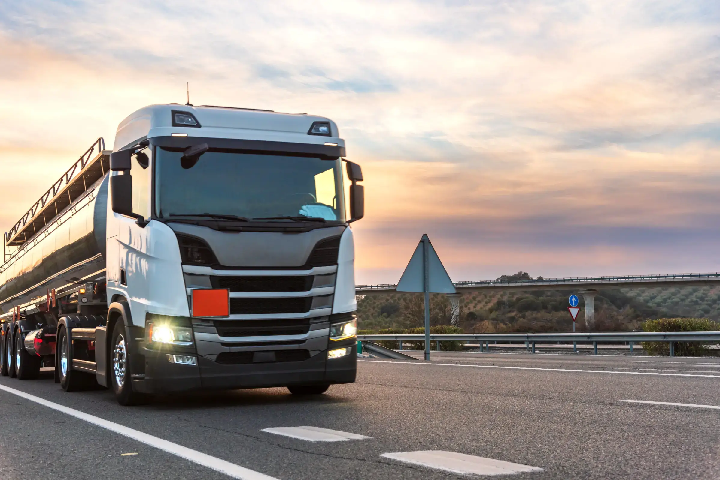 Orange Plate Truck